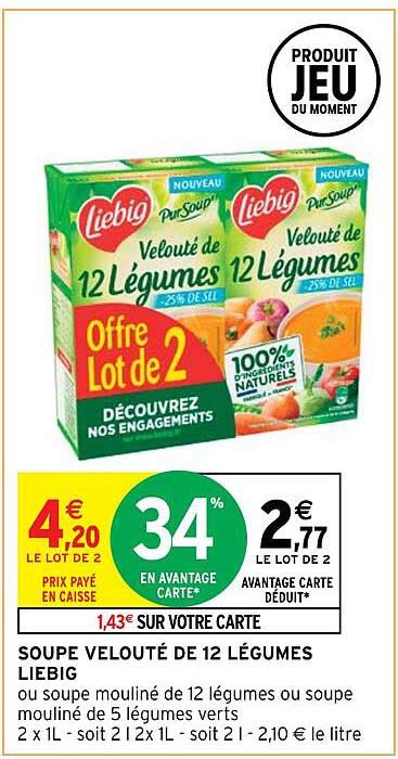 Promo Soupe Velout De L Gumes Liebig Chez Intermarch Icatalogue Fr