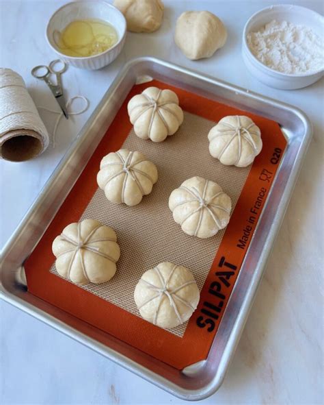 Pumpkin Shaped Pretzel Rolls That Bread Lady