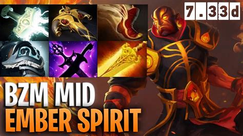 OG BZM Mid Ember Spirit Dota 2 Pro Immortal Ember Spirit Gameplay 7