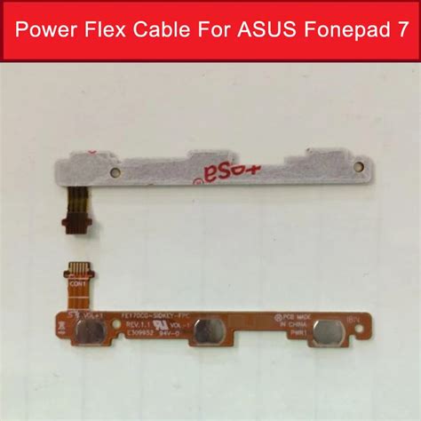 Original Power Button Switch On Off Flex Cable Replacement For