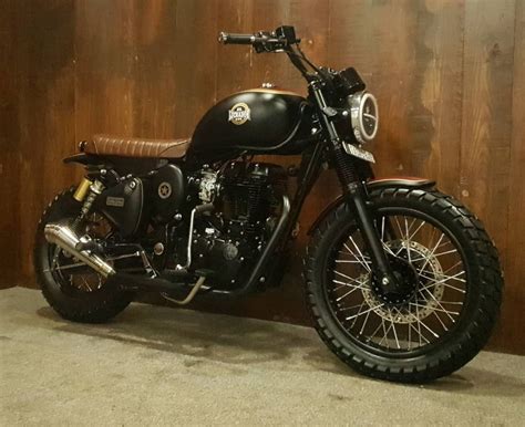 Royal Enfield Classic 500 Transformed Into A Trendy Scrambler