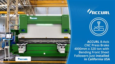 Accurl Axis Cnc Press Brake Mm X Ton With Bending Front Sheet