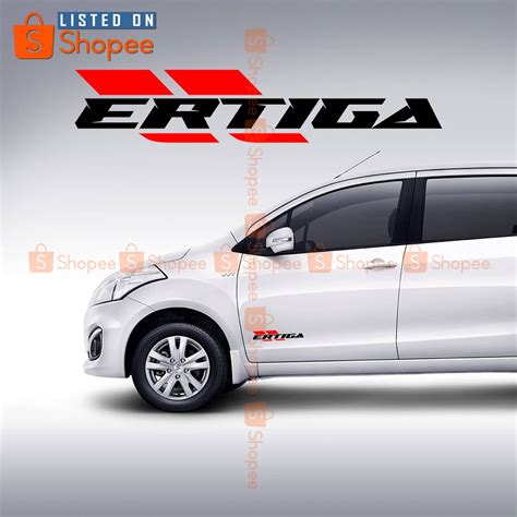 X Stickers Stripes For Suzuki Ertiga Decals Vinyl Weather Proof