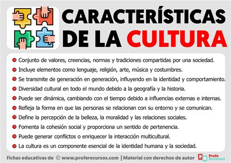 Caracter Sticas De La Cultura