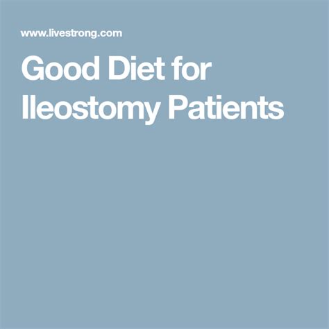 Healthfully Best Diets Ileostomy Diet Diet