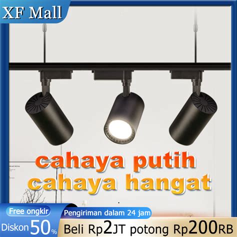 Jual Garansi Tahun Lampu Rell Track Led Sorot W Lampu Sorot