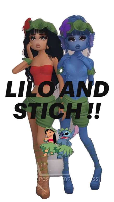 Dress To Impress Theme Cartoon Characters In 2024 Lilo And Stitch