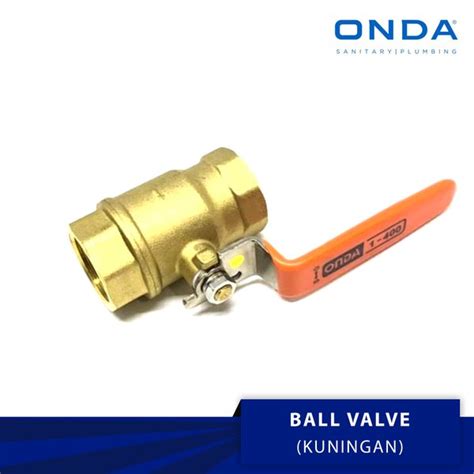 Jual Ball Valve Onda Inch Inch Inch Kuningan Di Lapak Yozuri