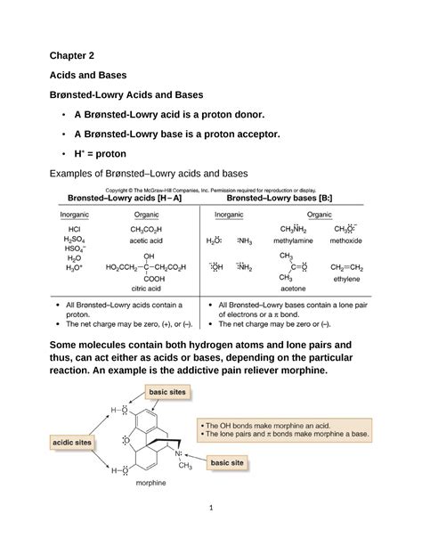 2 Acid Base Org Chm 10 Chapter 2 Acids and Bases Brønsted Lowry