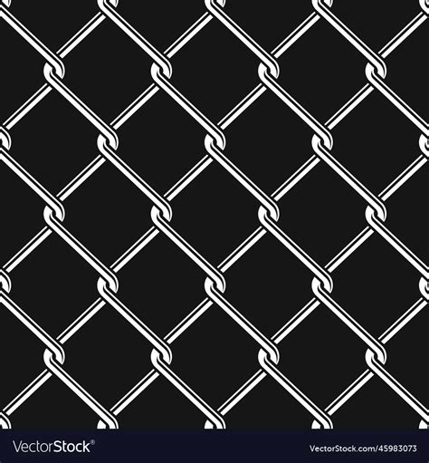 Seamless chain link fence pattern texture Vector Image