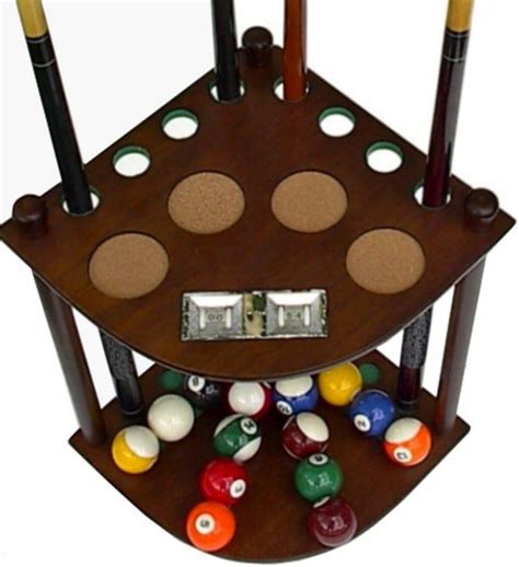 Amazon Iszy Billiards 8 Cue Stick Pool Table Ball Floor Rack With