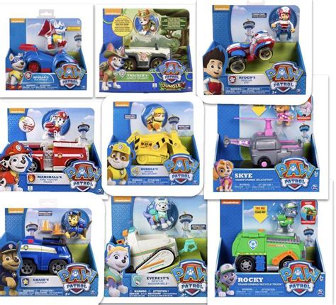 Bnib Authentic Paw Patrol Chase Marshall Rocky Rubble Skye Zuma Everest Ryder Tracker