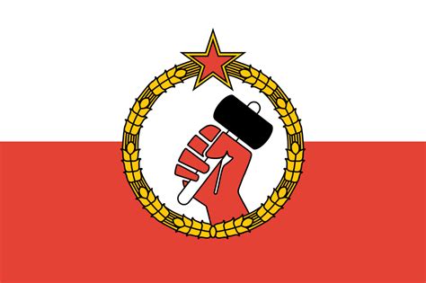 Polish Peoples Republic Flag Redesign By Happsta On Deviantart