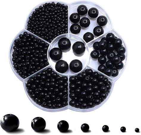 Dreamark Perles Rondes Noires Perle Perfor E En Abs Perles Pour