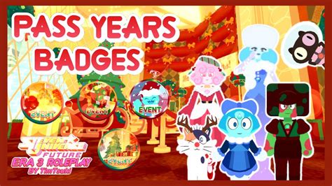 [🎄] Showcasing You Past Years Christmas Badges Steven Universe Future Era 3 Rp Youtube