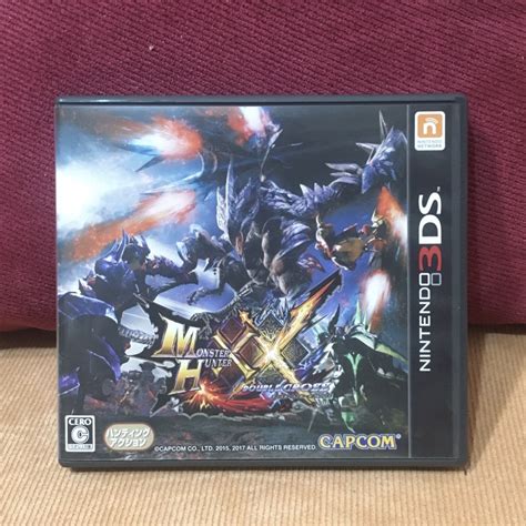 3ds 日版 魔物獵人xx 魔物獵人 Xx Monster Hunter 任天堂 Nintendo 蝦皮購物