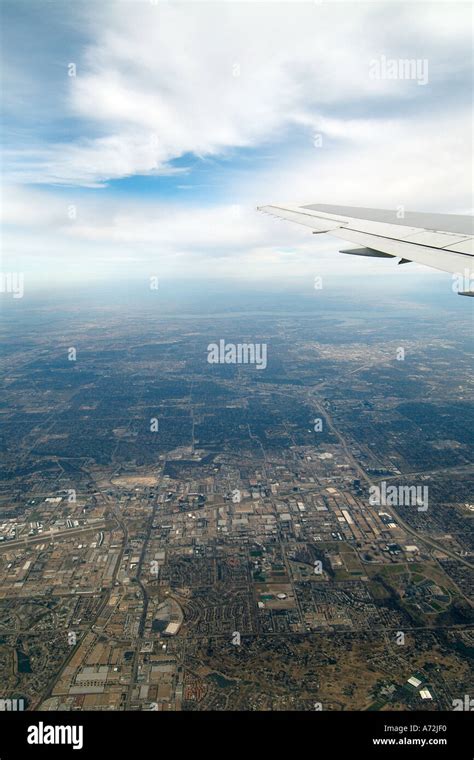 Texas From An Airplane Stock Photo Alamy