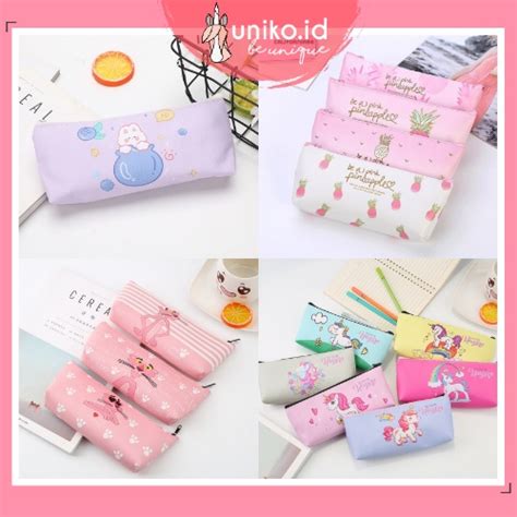 Jual Uniko Id Kotak Pensil Motif Lucu Unik Tempat Pensil Kotak