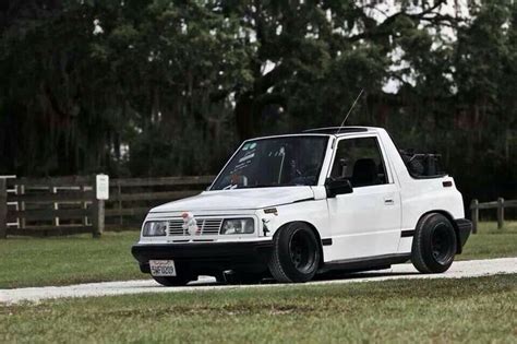 Slammed Geo Tracker Sick Rides Pinterest