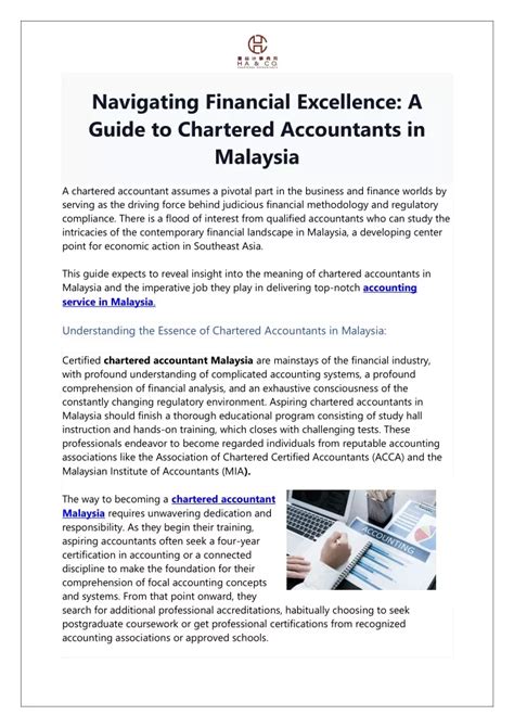 PPT Navigating Financial Excellence A Guide To Chartered Accountants