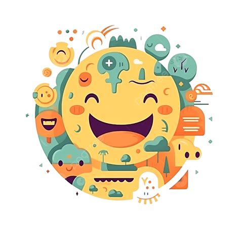 Dibujos Animados Del Día Mundial De La Sonrisa Png Sonrisa Smiley