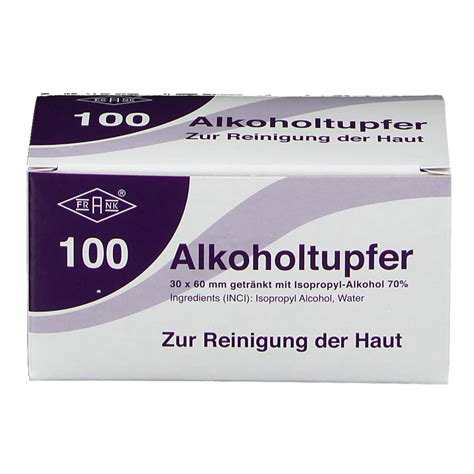 Alkoholtupfer AlcoFrank 100 St - Shop Apotheke