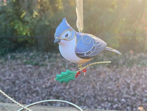 Hallmark Keepsake Beauty Of Birds Tufted Titmouse Ornament In