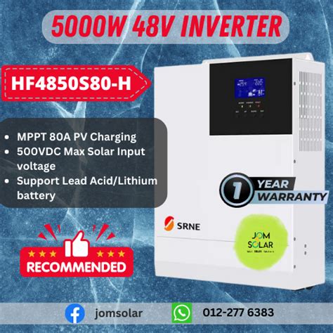 Srne W V Solar Hybrid Pure Sine Wave Inverter A Mppt Scc