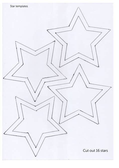 Christmas Star Templates Download Printable Pdf Templateroller