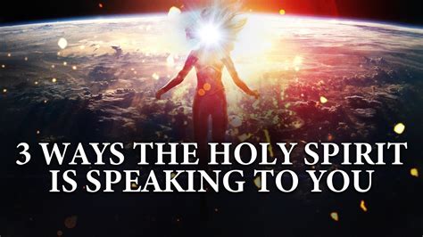 Ways The Holy Spirit Is Speaking To You Youtube