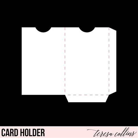 Cardboard Business Card Holder Template