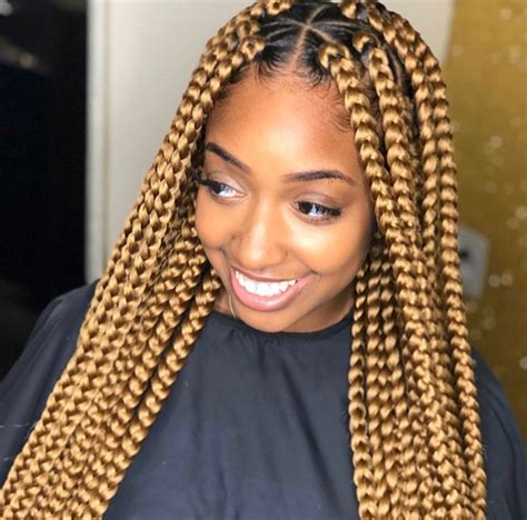 50 Beautiful Jumbo Box Braids Ideas For 2024 ThriveNaija African