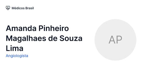 Amanda Pinheiro Magalhaes de Souza Lima Angiologista Médicos Brasil