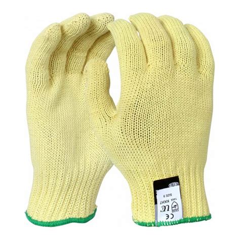 Cut Level 4 Heavy Weight Plain Kevlar Gloves Protexmart