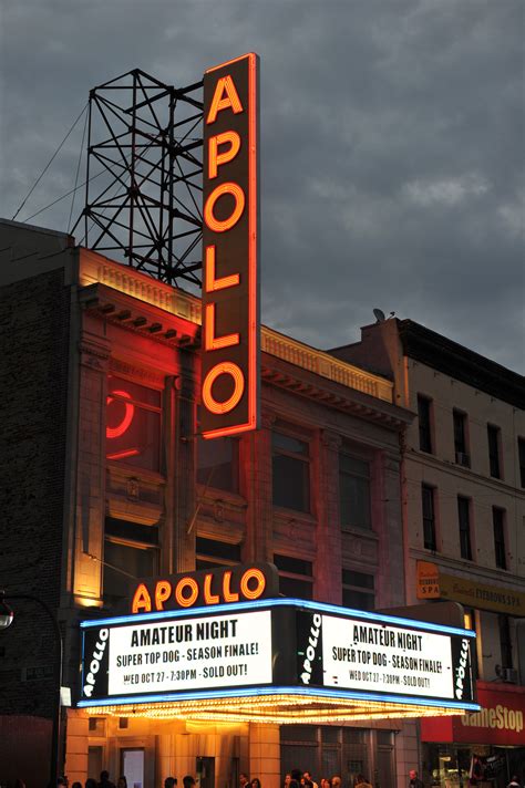 Apollo Theater, Theatre, Nyc Attractions, Old Neon Signs, Blade Sign ...