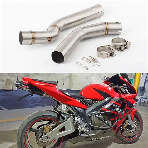 Motorcycle Exhaust Link Pipe For Honda Cbr600 Cbr600rr F5 Exhaust