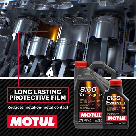 Óleo Motul Sintético 8100 X cess Gen2 5w40 1l