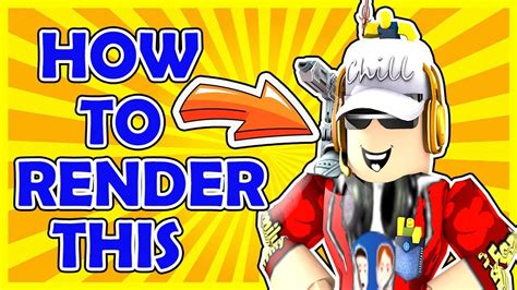 How To Render Your Roblox Character For Youtube Thumbnails Using Roblox