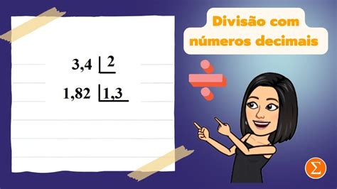 Divisão com números decimais | Divisão com vírgula| Prof Érika Victorino