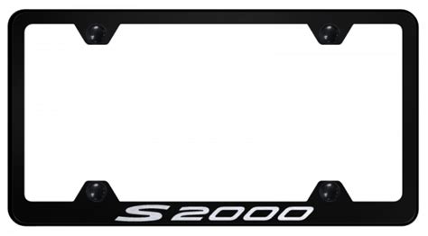 Honda S2000 Laser Etched Wide Body License Plate Frame Official