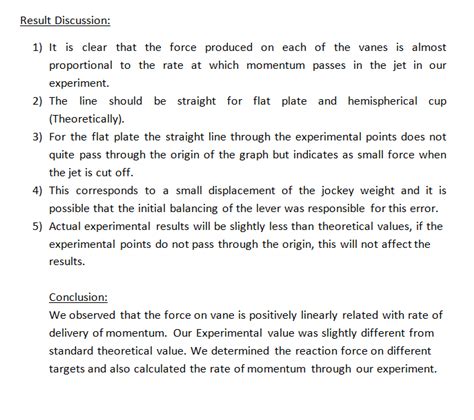 Measurement Of Impact Of Jet On Flat Plate Vane And Hemispherical Cup