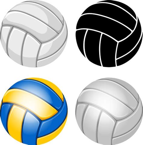 Volleyball Color Vector Images (over 3,900)