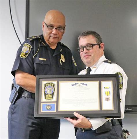 Henry County Police Department Honors Retired Captain | News | henryherald.com