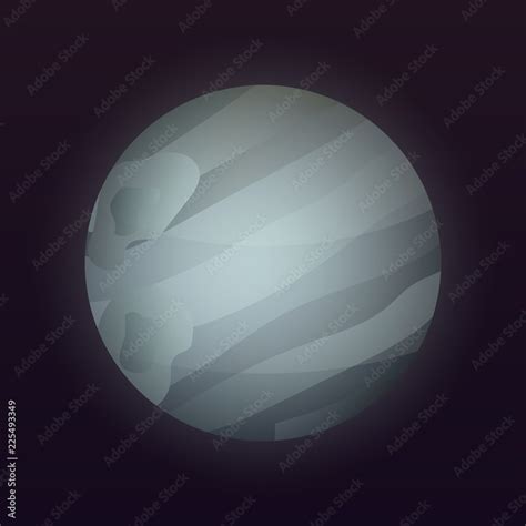 Pluto planet icon. Isometric of pluto planet vector icon for web design ...