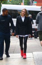 Cara Delevingne On The Set Of American Horror Story In New York