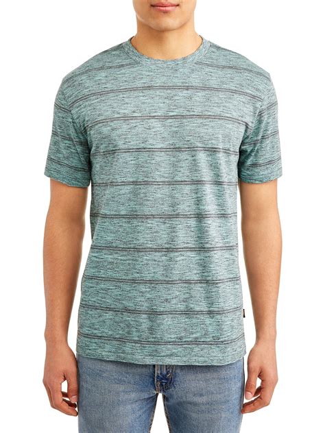 Lee Lee Mens Short Sleeve Striped Crew Neck T Shirt