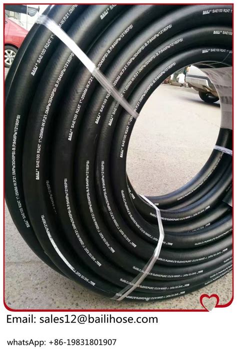 Induatrial High Pressure Steel Wire Multispiral Braid Hydraulic Rubber