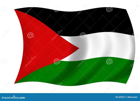 Bandeira De Palestina Fotografia de Stock - Imagem: 62522