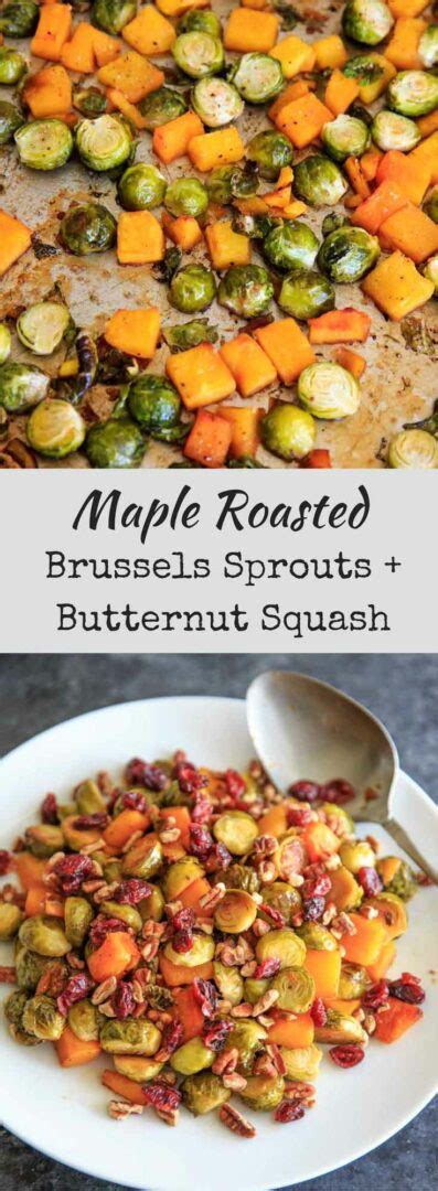 Maple Roasted Brussels Sprouts And Butternut Squash Trial And Eater