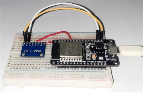 Mpu Gyro Sensor Interfacing With Esp Board